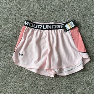 Under Armour Women's Light Pink Athletic Shorts